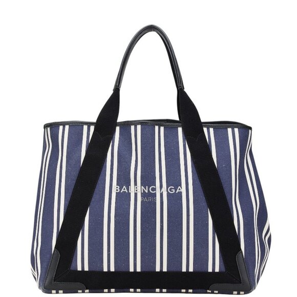 BALENCIAGA White Leather Tote Bag - Picture 1 of 16